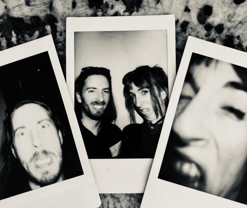 picture of auntie death members elliot (left) and bird (right)